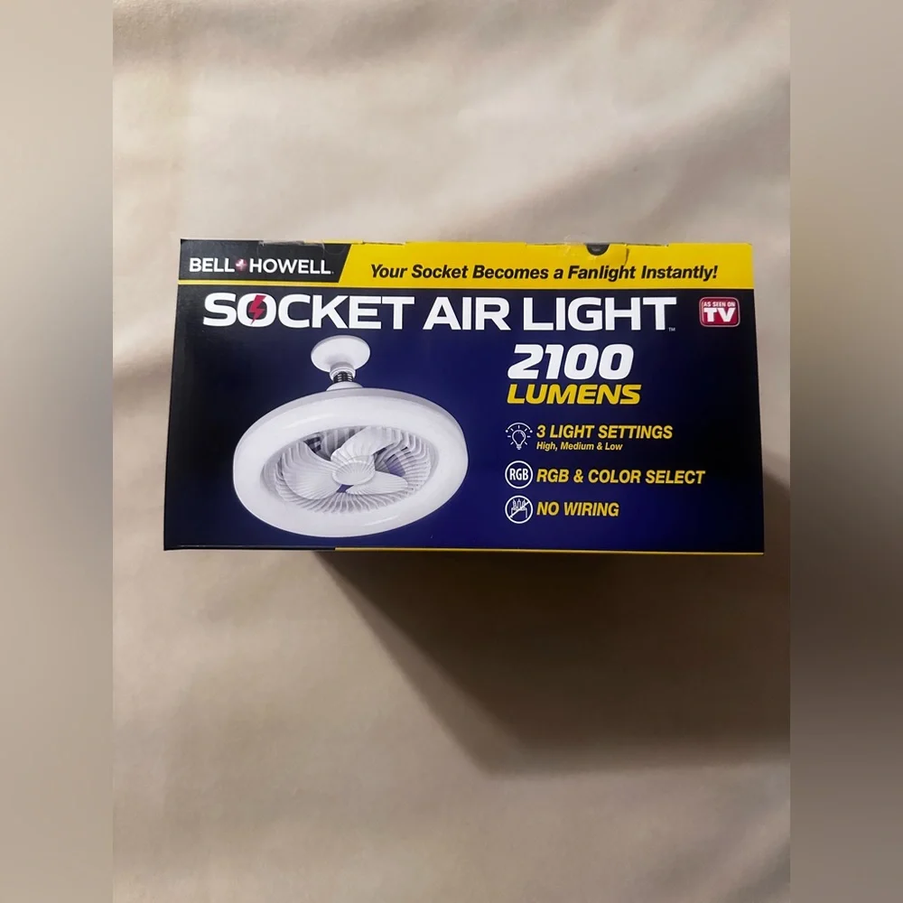 Socket Air Light with RGB Color Select